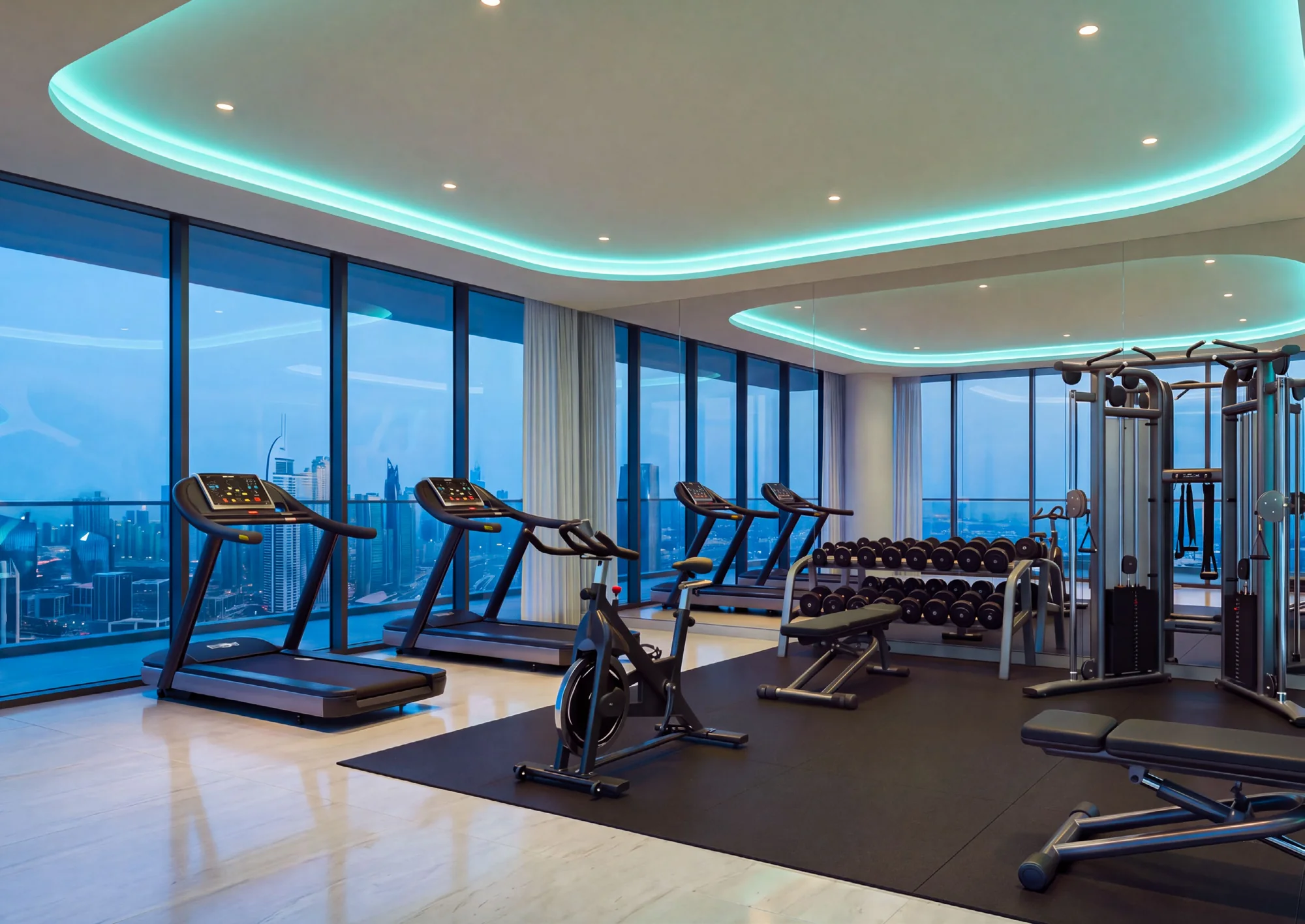 Indoor gym — SAMANA Downtown One